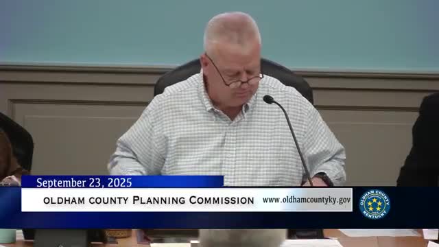 Planning Commission Discusses Binding Elements for Kidwell Lane Development Plan