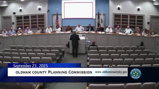 Oldham County Commissioners Recommend Zoning Map Amendment with Binding Elements