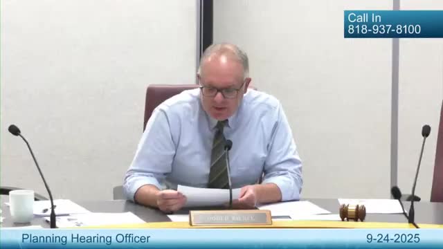 Glendale Planning Officer Reviews Variance Requests for 1719 Gladys Drive Construction