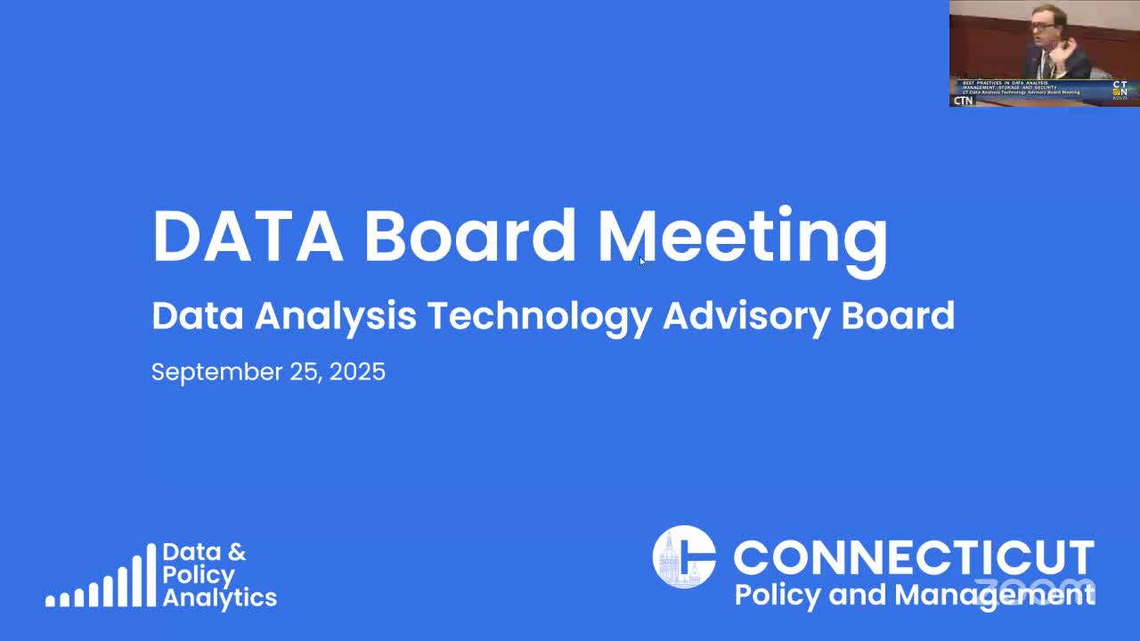 Board Reviews State Data Plan Goals and Nonprofit Data Intermediary Report