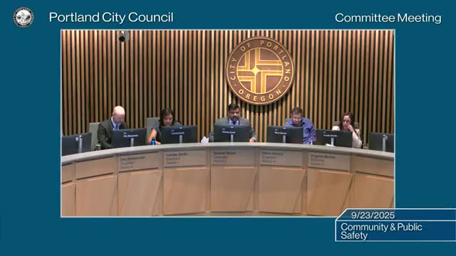 Portland City Council Committee Discusses Sanctuary City Legislation and Public Safety Concerns