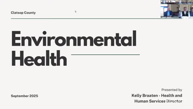 Kathy Brockman highlights environmental health team's efforts during crucial review meeting