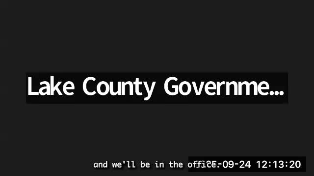 Lake County Commissioners Exit Executive Session on IGA with School District