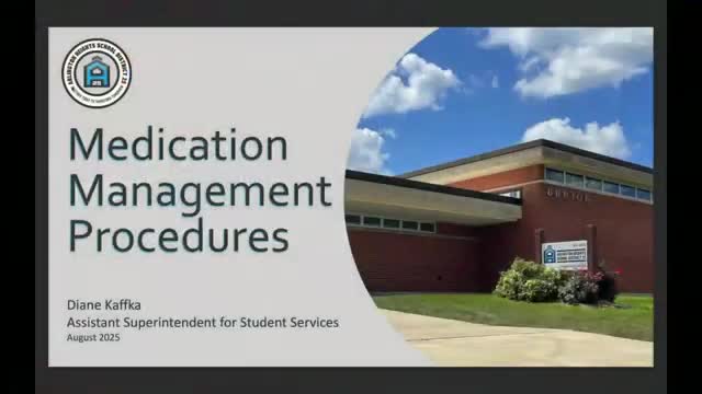 District updates medication management: parental consent for OTC drugs, verification steps for prescriptions