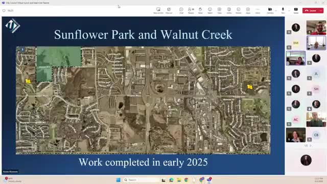 City completes bank-stabilization projects at Sunflower Park and Walnut Creek; Gulfview and North Walnut slated for winter work