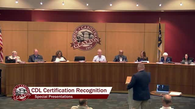 Clayton approved as entry-level CDL training provider; town reports cost savings