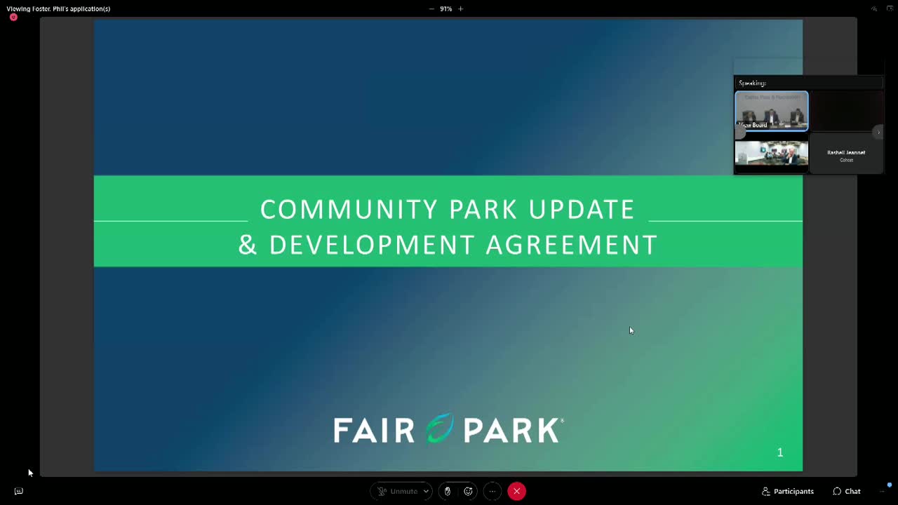 Dallas Board Discusses Fair Park Community Park Development Agreement