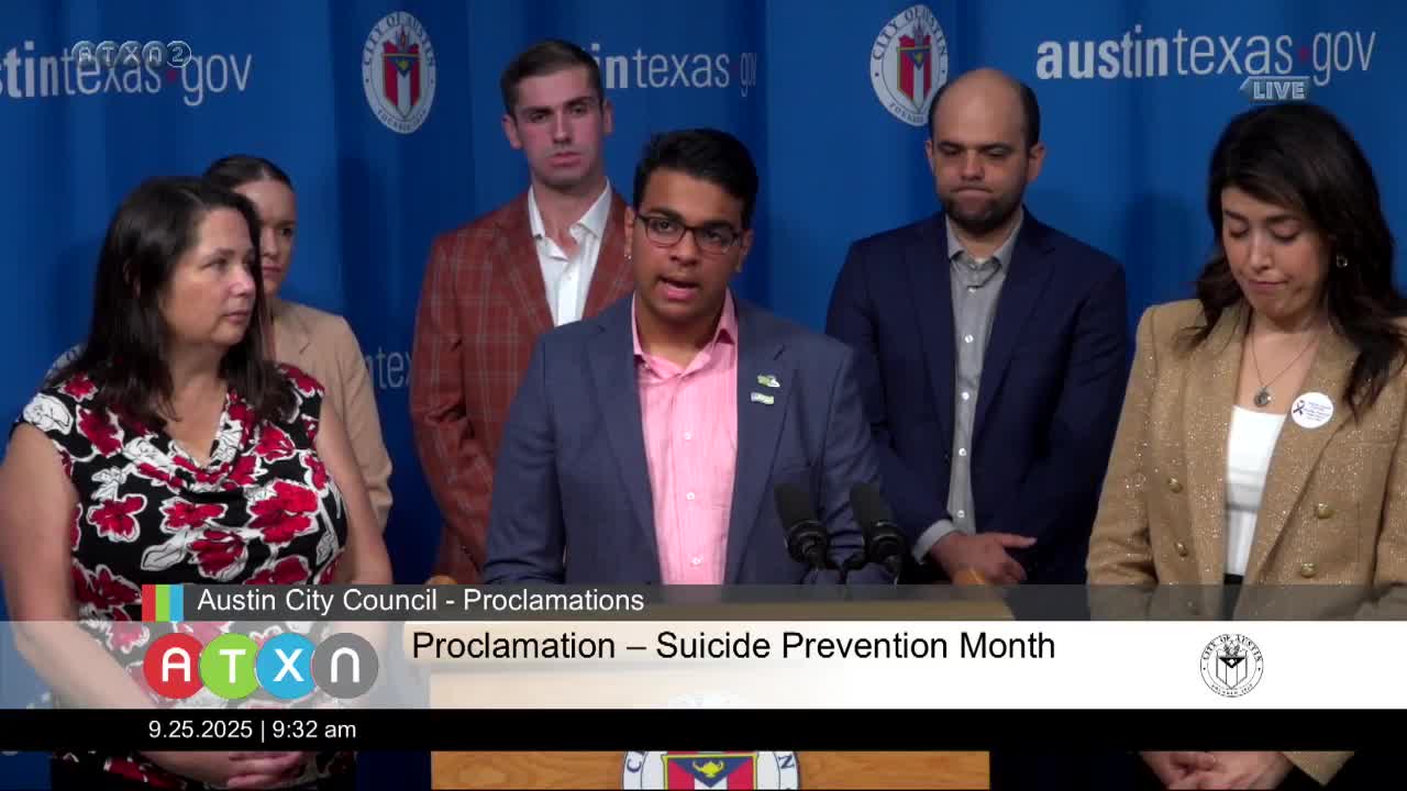 Austin Leaders Advocate for Youth Mental Health and Suicide Prevention Initiatives