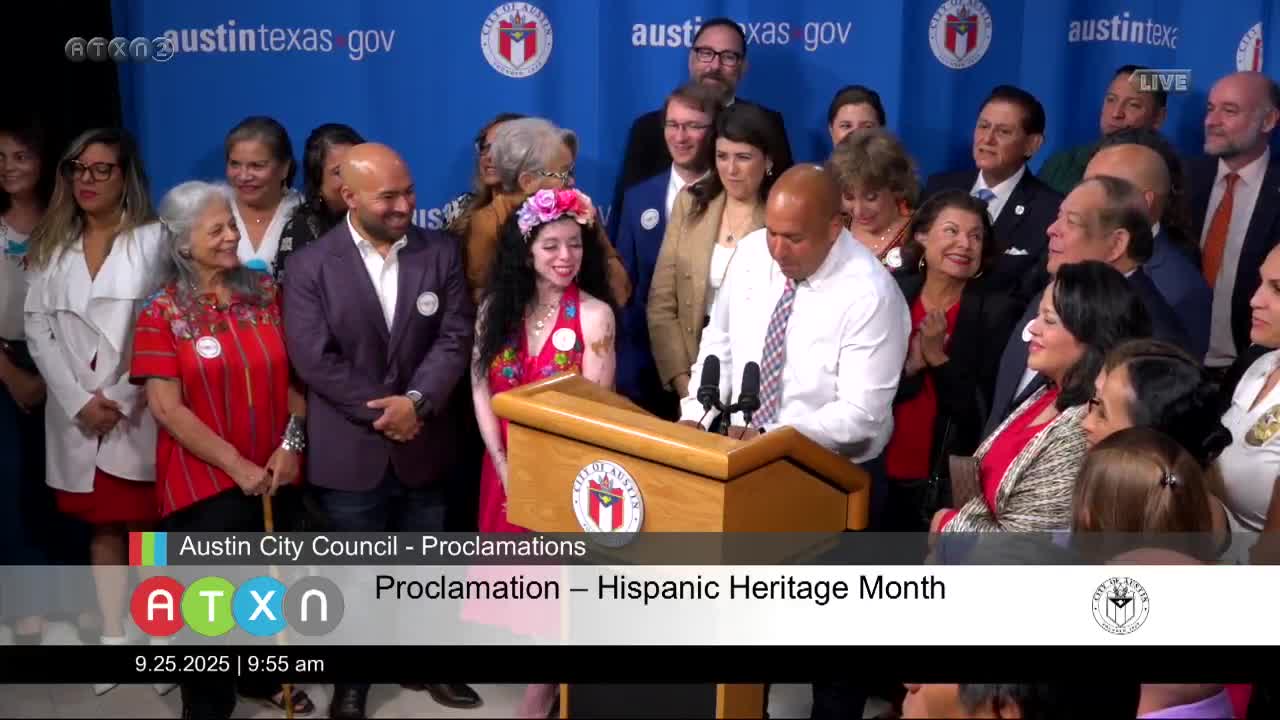 Austin Proclaims Hispanic Heritage Month Celebrating Latino Contributions and Resilience