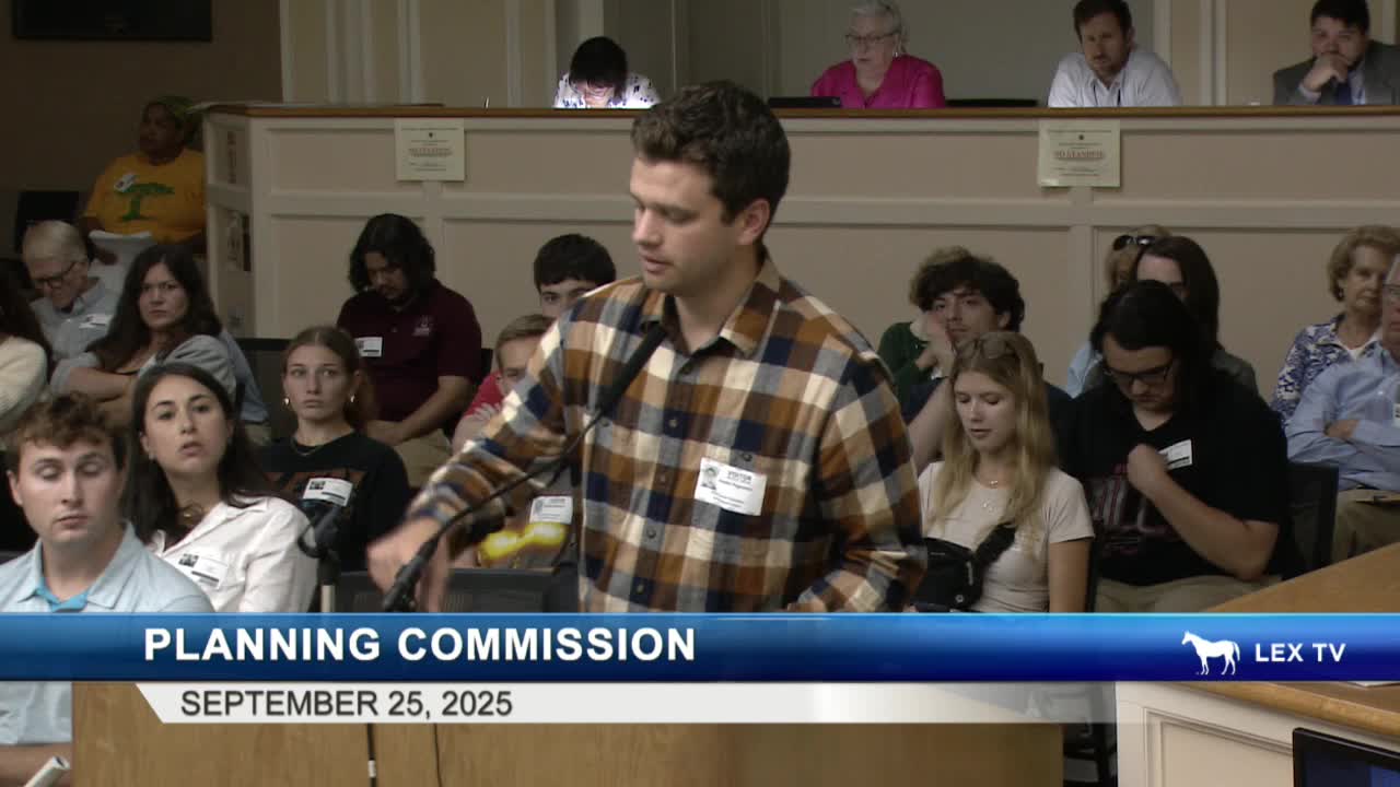 Commission Debates Housing Density Amid Student Population Growth in Lexington