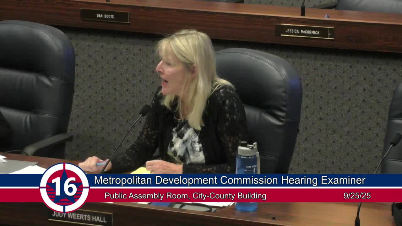 Metropolitan Development Commission Holds Hearings on Multiple Zoning Petitions
