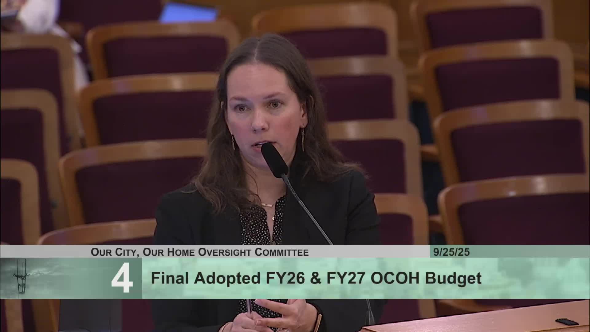 Oversight Committee Previews 2025 Homeless Needs Assessment Findings in San Francisco