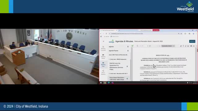 Parks board approves resolution to pursue purchase of 22.5-acre parcel near Casey Road