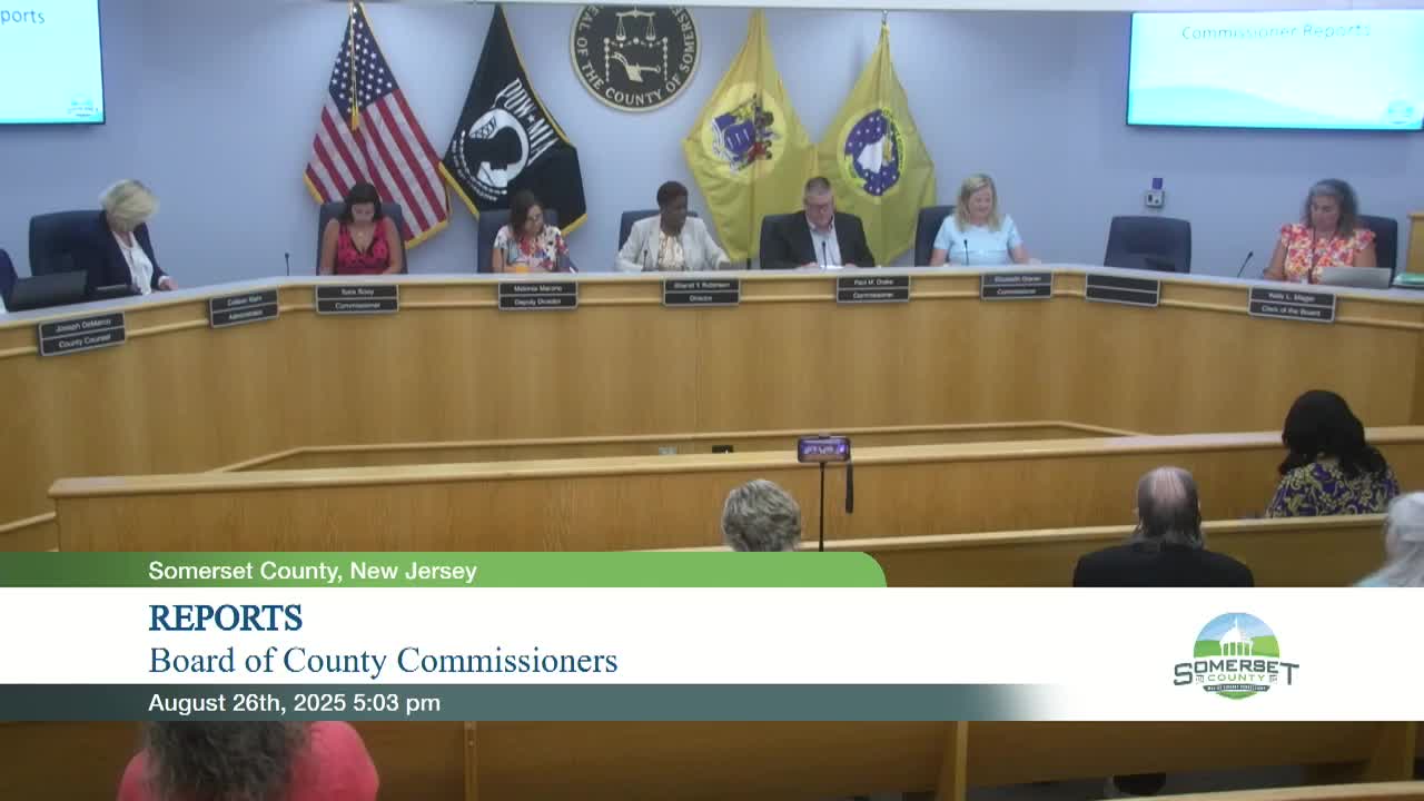 Somerset County schedules vote on Local Safety Action Plan, advancing Vision Zero framework