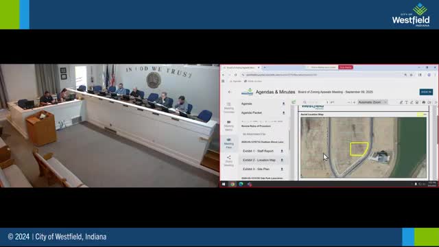 Board of Zoning Appeals approves 8-foot rear-setback variance for Chatham Hills lot