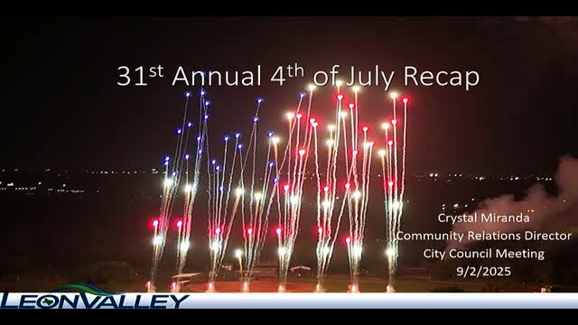Leon Valley reports lower net cost for July 4 celebration after sponsorships and spending cuts