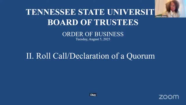 TSU board appoints Duane Tucker president after direct vote; fails to ratify extension of interim contract