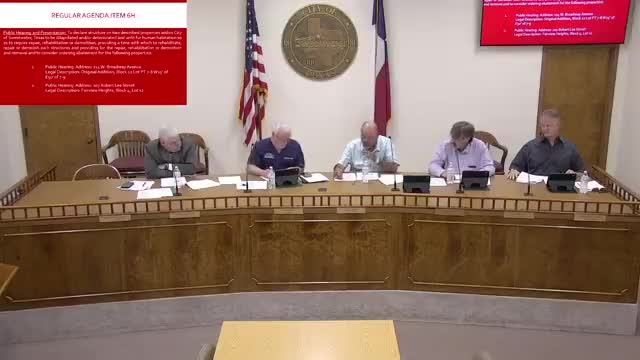 Sweetwater orders repair or demolition of two dilapidated houses, gives 35 days to comply