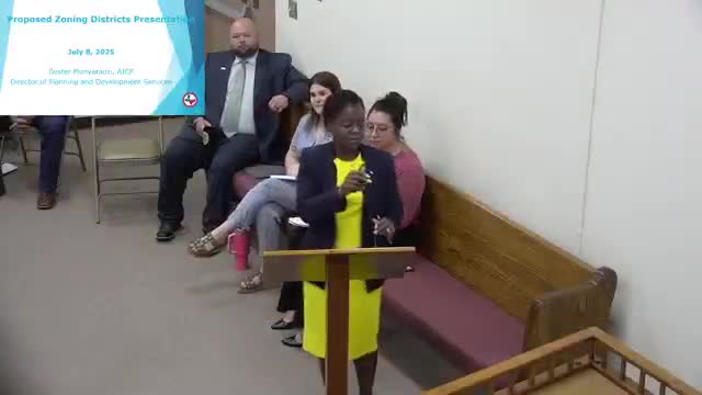 Sweetwater staff previews proposed zoning-district map and ordinance update for citywide alignment