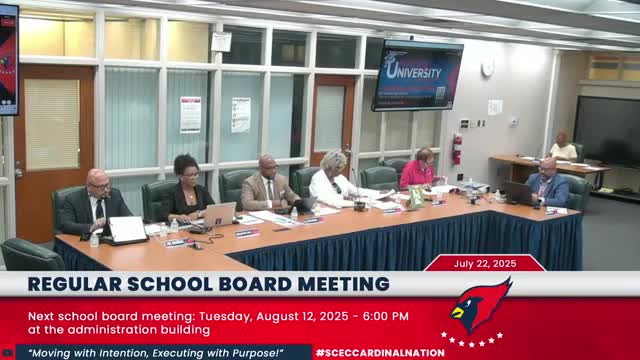 East Chicago board hears hiring recommendations as superintendent warns federal Title II–IV funds remain withheld