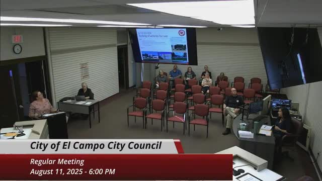 El Campo council debates tightening parking rules for vehicles-for-sale, oversized vehicles and yard parking