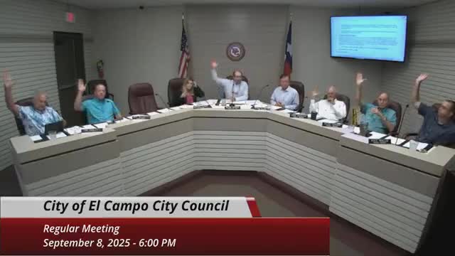El Campo approves purchase of five Hamilton T1 ventilators with five‑year service plan