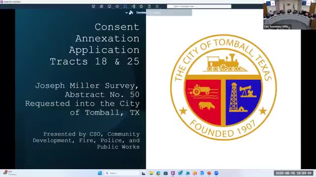 Council annexes 11.765‑acre tract on Zion Road; developer plans three attached homes