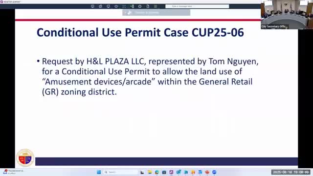 Council denies conditional-use permit for arcade with claw machines at 1101 Alma St.