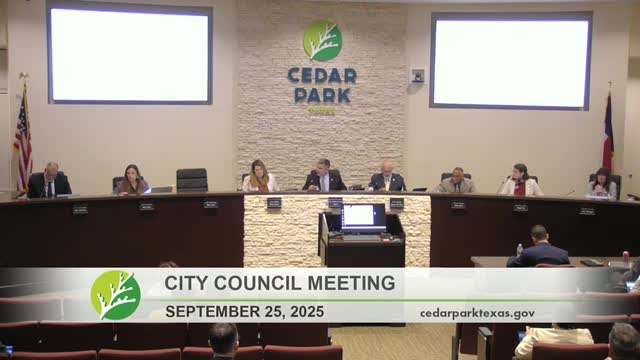 Cedar Park City Council Approves Fire and Police Staffing Increases for Fiscal Year 26
