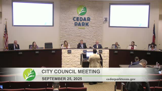 Cedar Park council moves forward on contracts, grant support and transit pilot; votes at a glance