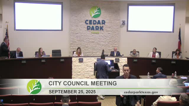Cedar Park proclaims September 2025 Suicide Prevention Month after youth testimony