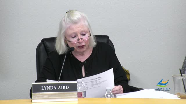 Lago Vista Committee Addresses Comprehensive Plan and Community Concerns Over Density and Parks