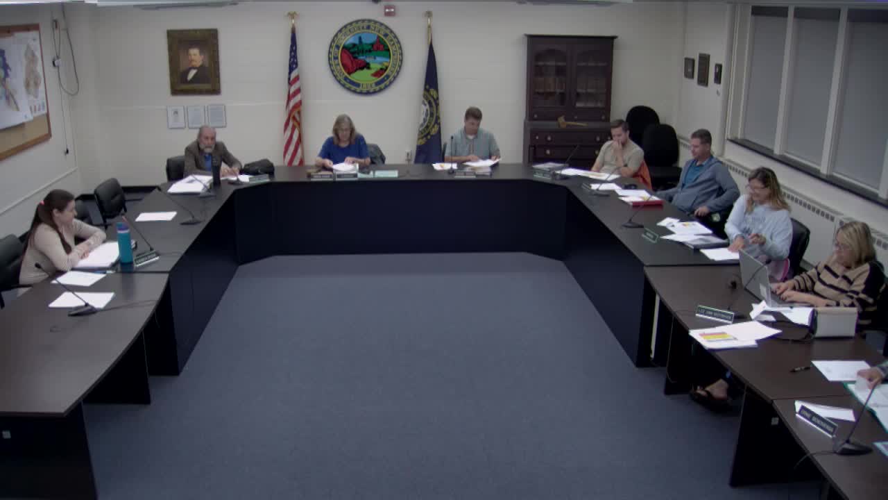 Town Council Discusses October Meeting Schedule and Upcoming Budget Reviews