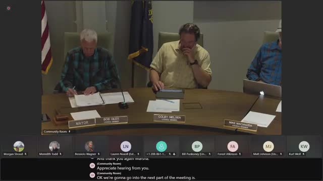 McCall City Council Discusses Spring Mountain Ranch Subdivision Preliminary Plat Application