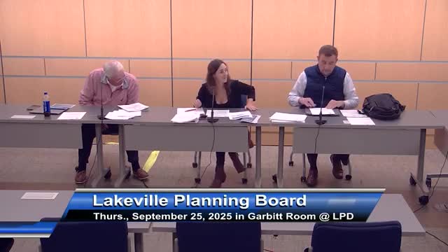 Planning Board Warns of Targeted Permit‑related Scams; Requests Townwide Notice; OKs Joint Meeting on Lakewood Country Club