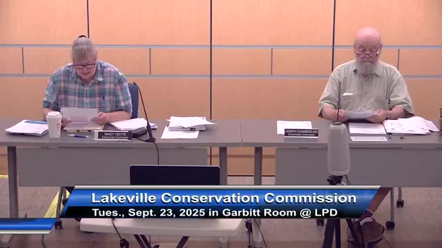 Lakeville Conservation Commission Approves Septic System Replacement for 4 Court Circle