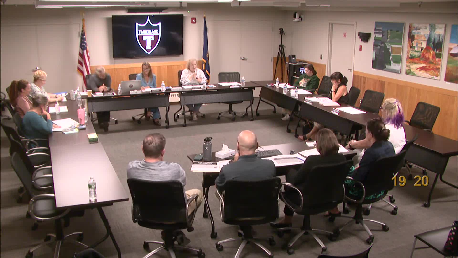 Superintendent Reports on Budget and Grants at Timberland Elementary Schools Meeting