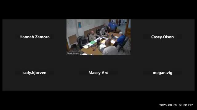 County declines routine right-of-way access for private pump; approves 65-foot measured right-of-way and requests engineer review