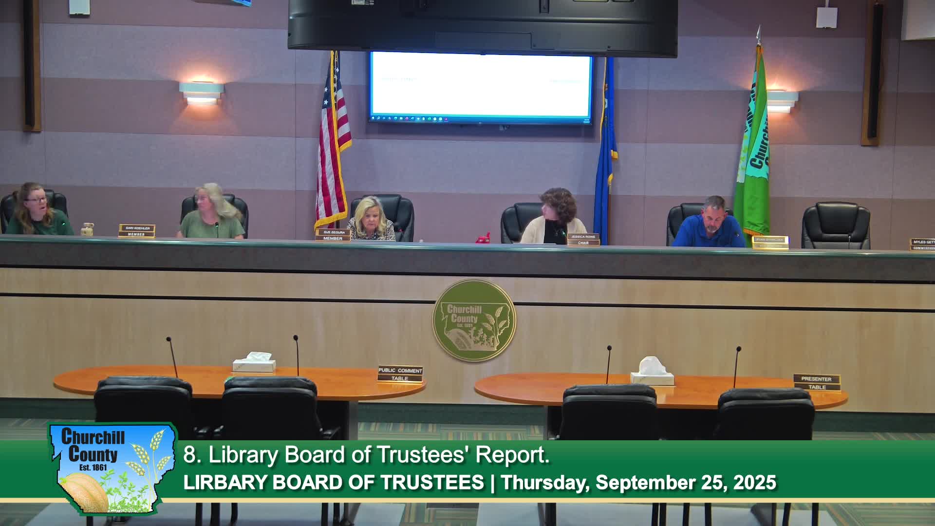 Library Director Reports Growth Initiatives and Staff Changes Amid Funding Challenges