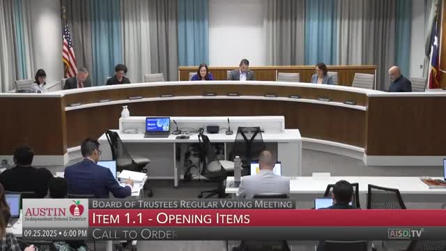 Austin Independent School District Hosts Public Testimony Amid Turnaround Planning Discussions