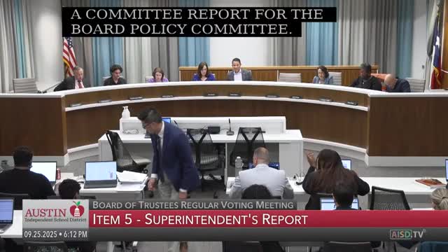 Superintendent: AISD to align turnaround plans, academic framework and consolidations as TEA deadline shifts