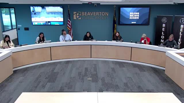 Beaverton School District Board Reviews Superintendent Search Firm Proposals