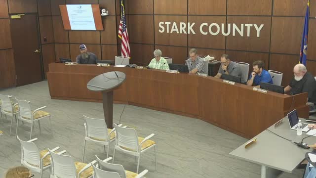 Stark County approves final plat for Michael subdivision with conditions on road and weed control