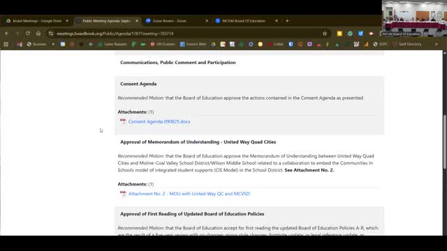 Board approves United Way memorandum to embed Communities In Schools at Wilson Middle School