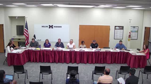 Varun McCullough sworn in as student member of Moline-Coal Valley School District 40 board