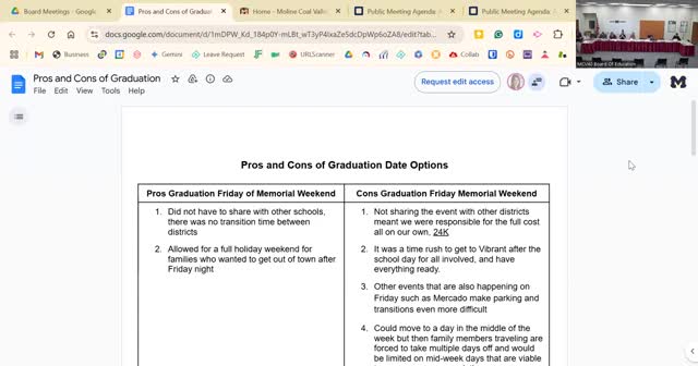 Moline schools recommend returning commencement to Sunday after Friday-night problems