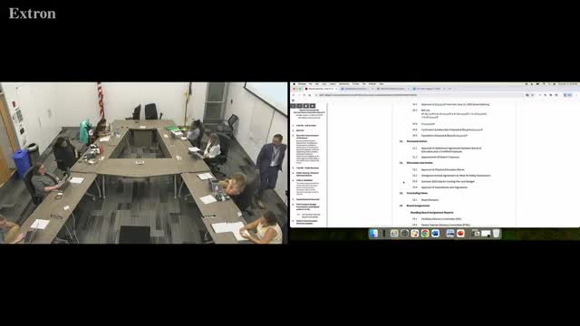 Board approves $45,000 interim cooling plan for select classrooms; master facilities plan to inform long-term work