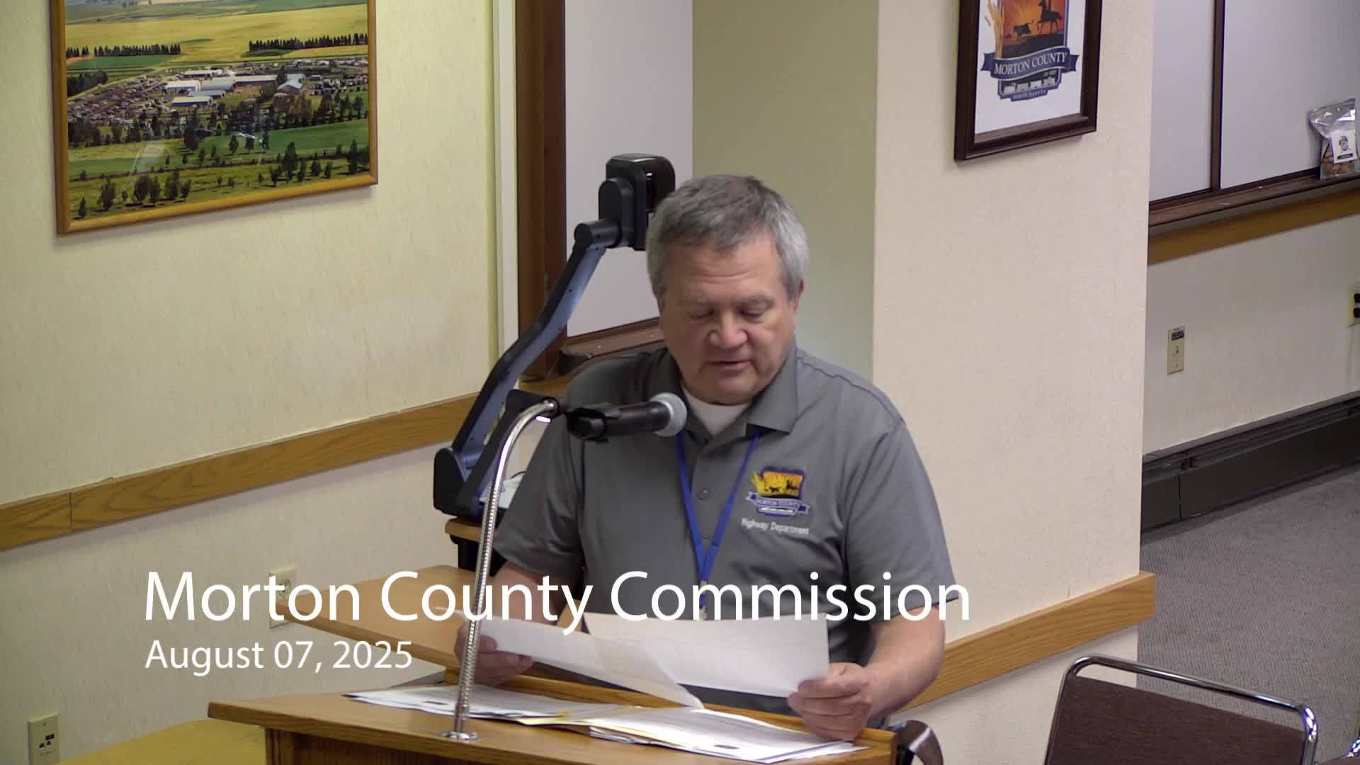 Morton County accepts low bid of $1.218 million for four subdivision paving special assessments