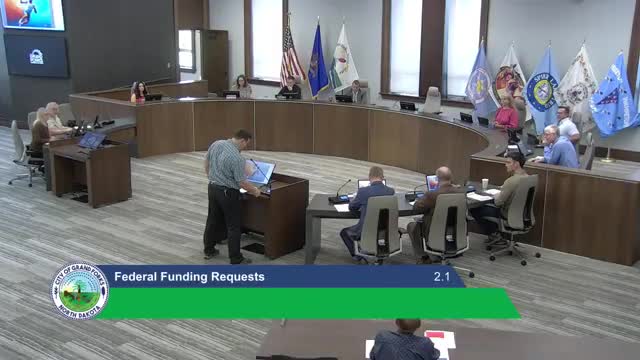 Staff outlines federal funding requests; city notes $30 million FRA grant secured for underpass