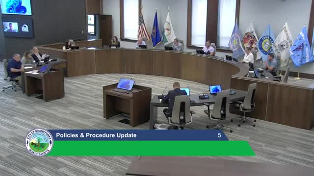 Grand Forks Growth Fund updates policies and procedures; staff provides 2024 annual report and past‑due loan update